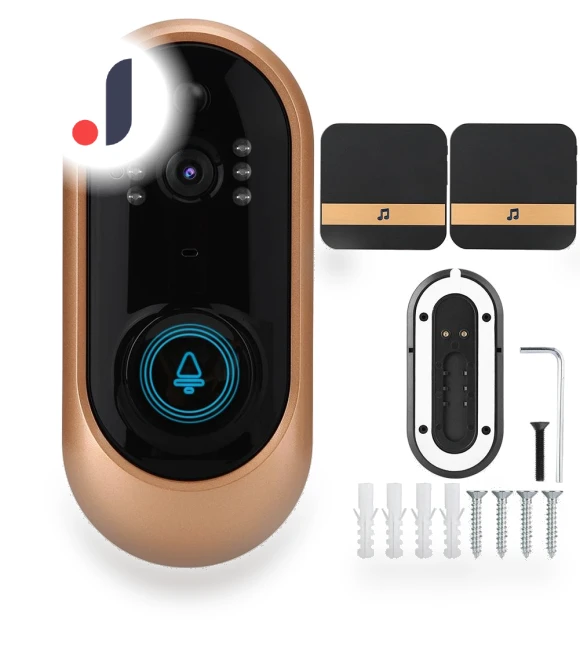 1080P HD Smart Wireless WIFI Video Doorbell — Smart Home Security, KONNWEI