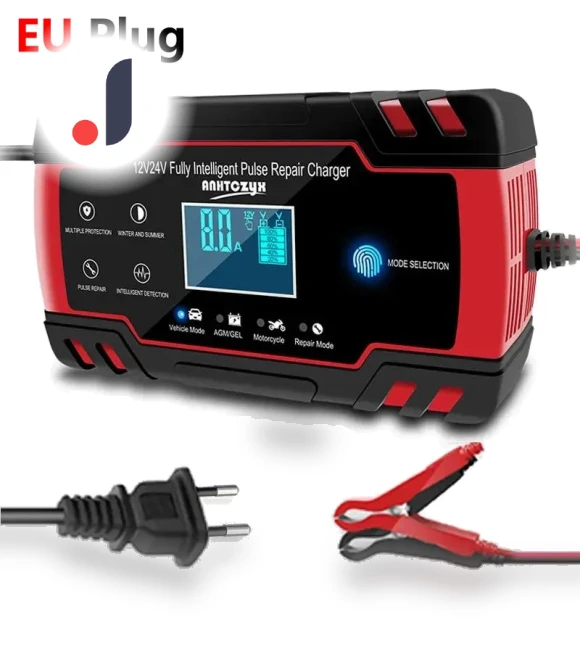 Fully Automatic Car Battery Charger — Chargers, Timeless Home