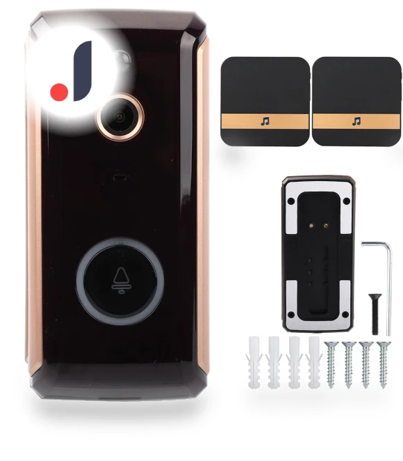 HD Wifi Video Doorbell — Smart Home Security, KONNWEI