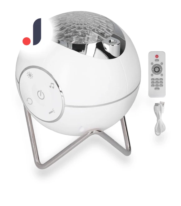 LED Starry Sky Projector with USB Charging — Night Lights, KONNWEI