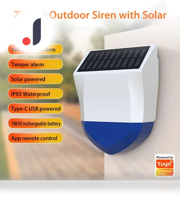 Outdoor Smart Siren — Smart Home Security, Modern Home Furnishing