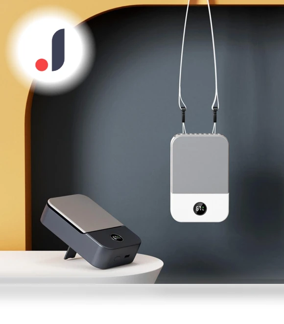 Portable Neck Fan with Battery — Portable Cooling Solutions, Chic Interiors