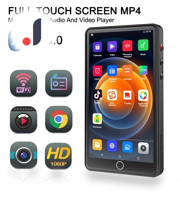Portable WiFi MP4 Player with Camera — Portable Media Players, Modern Home Furnishing