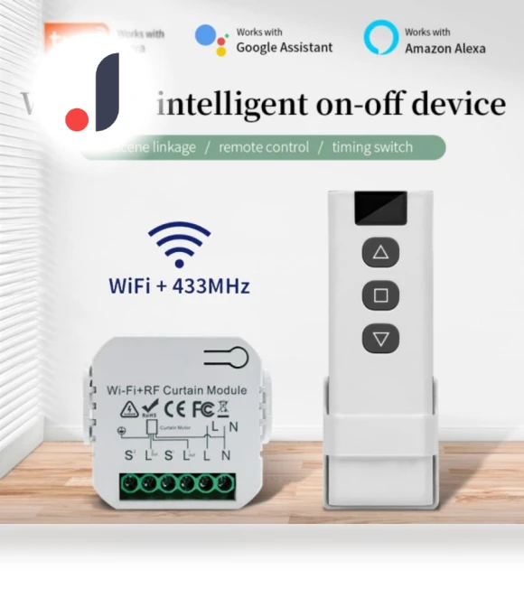 Smart Curtain Switch — Smart Home Modules, Tuya