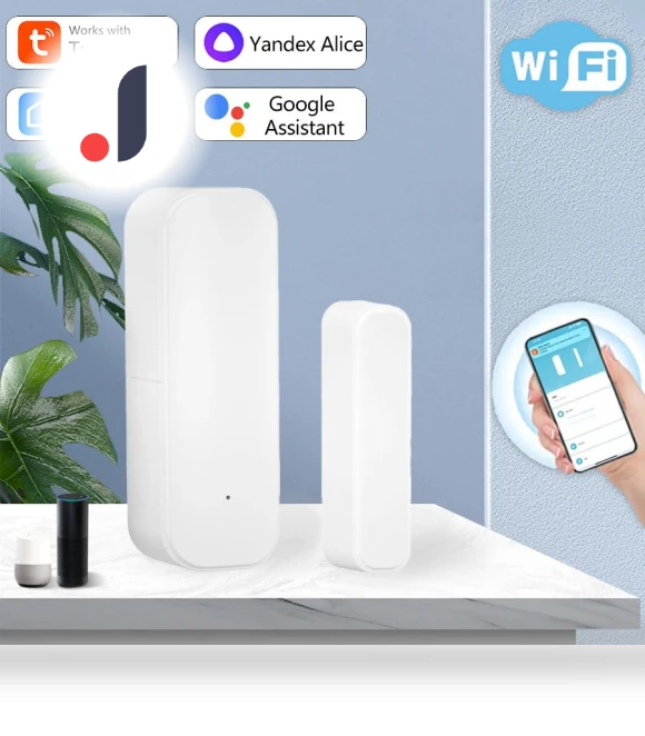Smart WiFi Door Sensor — Smart Home Security, Modern Home Furnishing