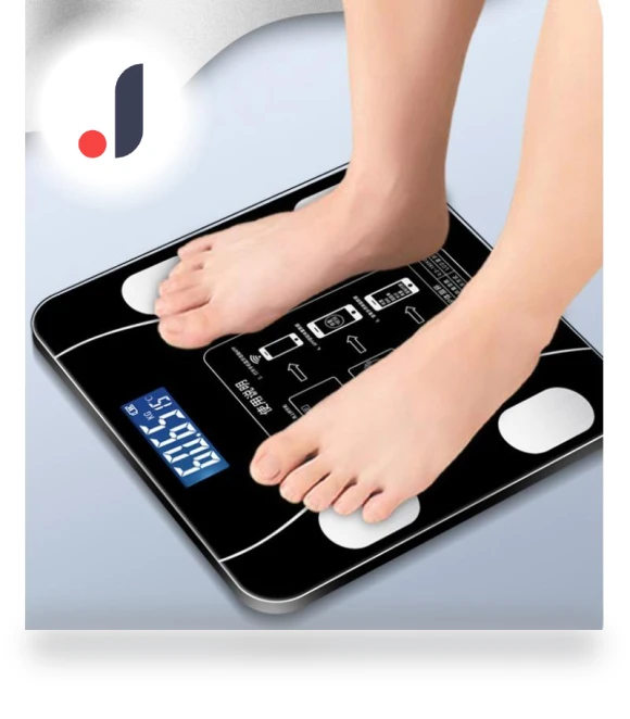 Smart Wireless Digital Bathroom Scale — Weight Management Tools, DC-HOME Textile