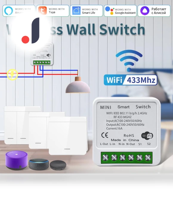WiFi Smart Switch — Dimmer Switches, Tuya