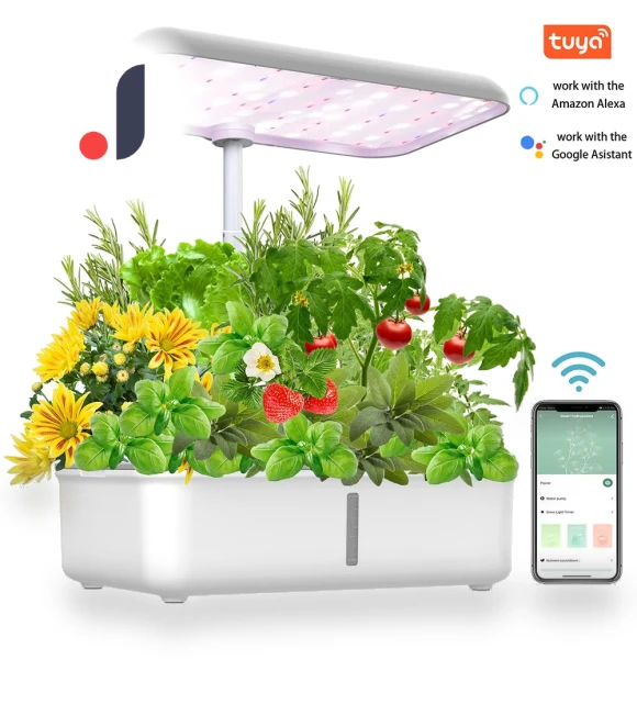 Hydroponics Growing System with LED Grow Light — Germination Kits, HAOAXIN
