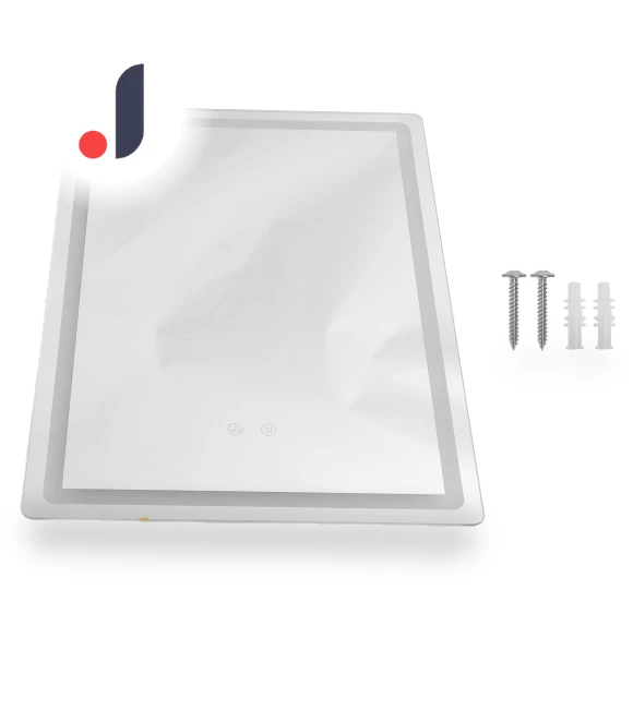LED Bathroom Mirror with Touch Screen — Shower, Vestidos