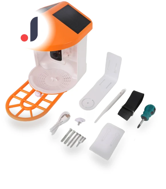 Smart Bird Feeder with AI Camera — Outdoor & Wildlife Cameras, KONNWEI