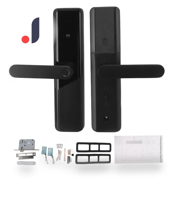 Smart Door Lock with Fingerprint Protection — Biometric Security, Vestidos