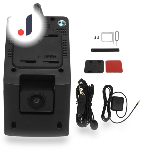 24/7 Remote Monitor 4G WiFi Dual Dash Cam — Rearview Cameras for Cars, Fishine