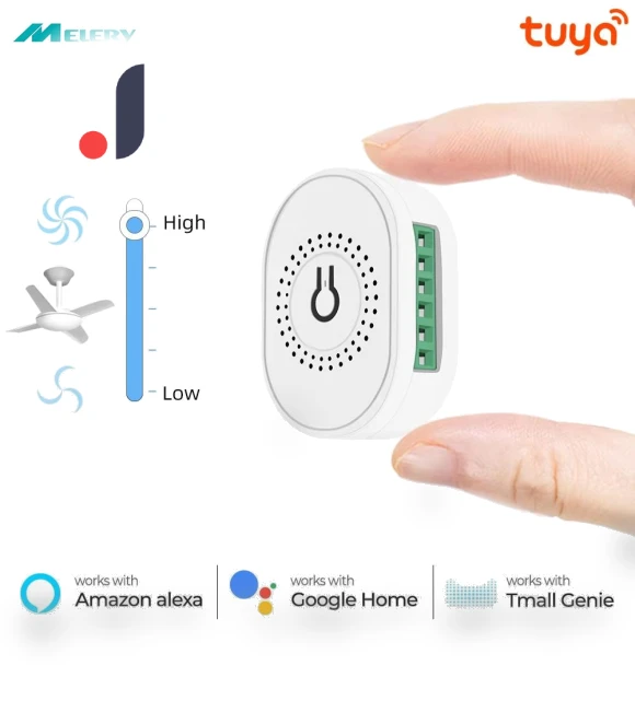 Smart Ceiling Fan Speed Switch — Ceiling Fan Wall Controls, Melery