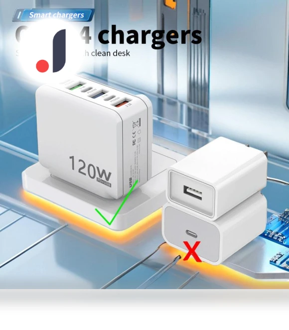 120W Smartphone Charger — Chargers, Fast charging