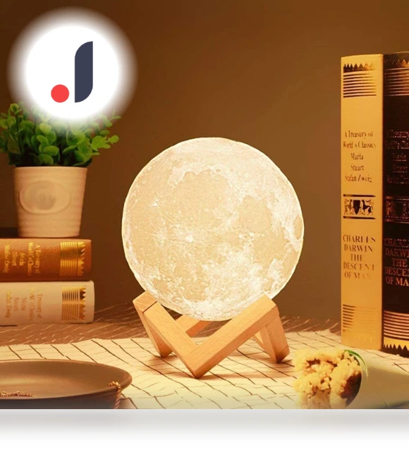3D Moon Lamp — Lamps & Shades, Navya Krafts