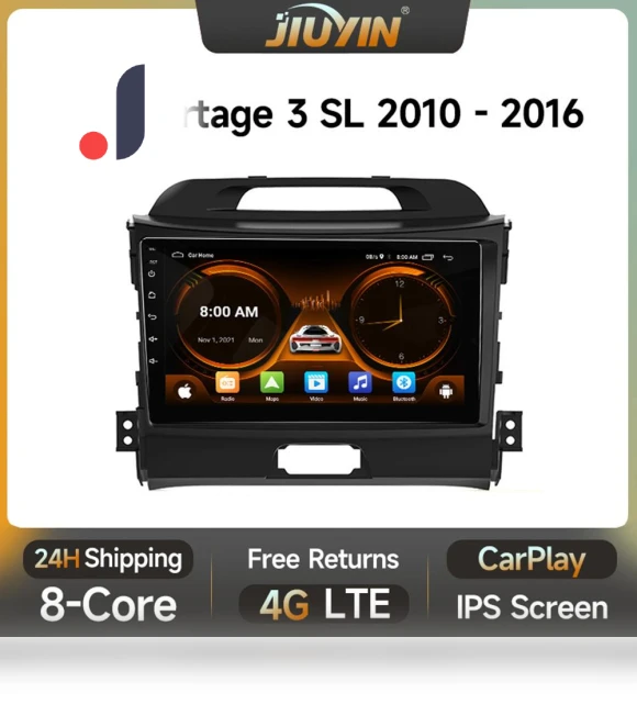 AI Voice 2 din Android Auto Radio — Stereo Receivers, AutoSphere