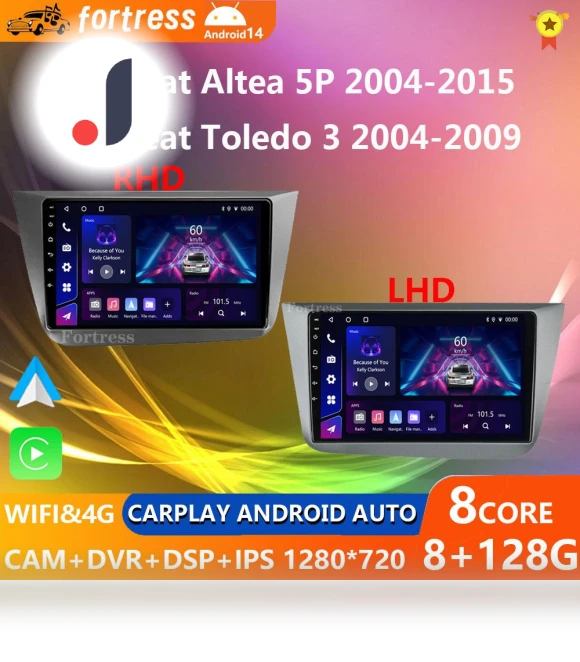 AI Voice 4G WIFI CarPlay Android Auto GPS Car Multimedia Video Player — Navigation & GPS Accessories, AutoSphere