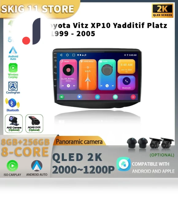 Android 13 GPS Navigation Touch Screen 4G Car Multimedia Radio Receiver — Navigation & GPS Accessories, AutoSphere