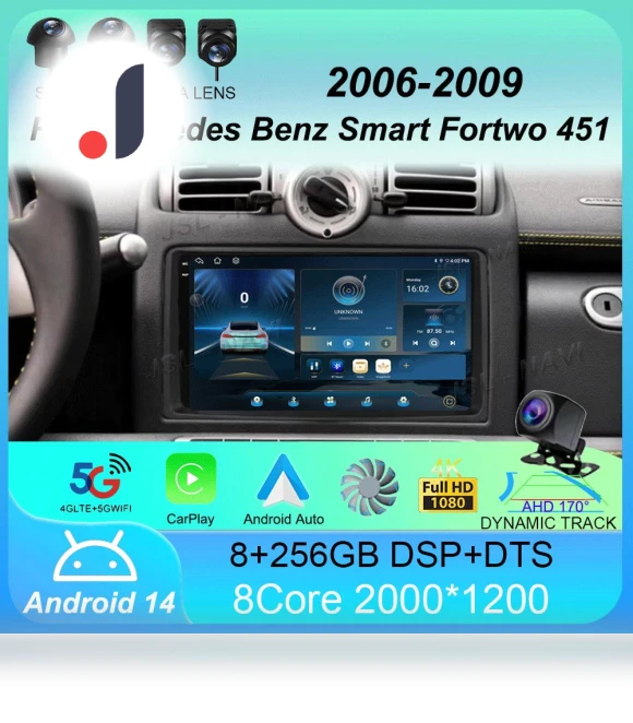 Android 14 Car Radio with GPS and Carplay — Stereo Receivers, AutoSphere