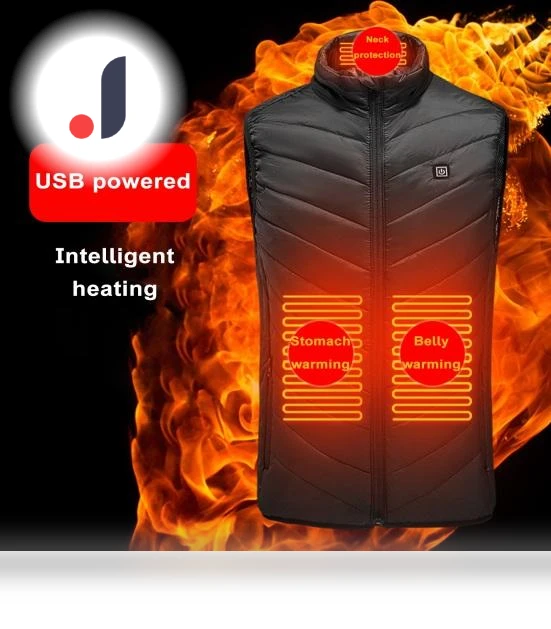 Smart Heated Vest — Vests, NB Fashion