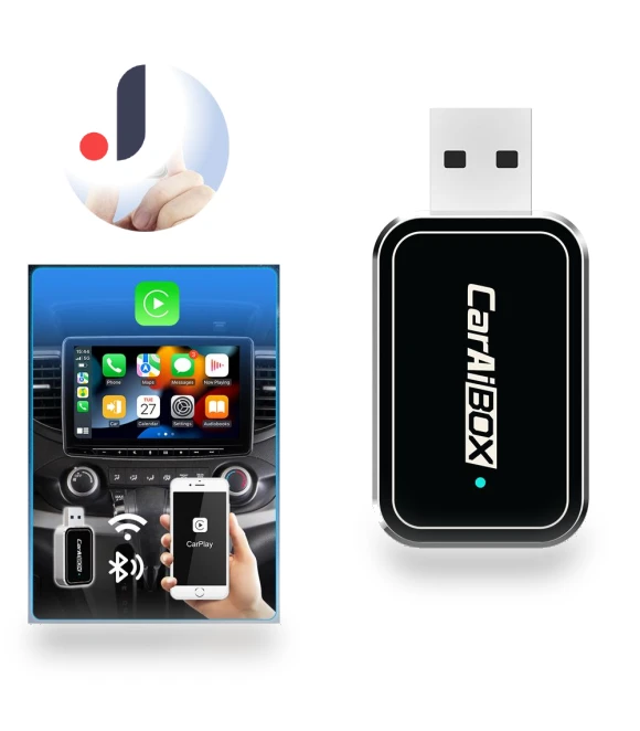 Smart Mini Ai Box 2 in 1 Wireless CarPlay Android Auto Dongle — Phone Accessories, YJMP Auto Parts