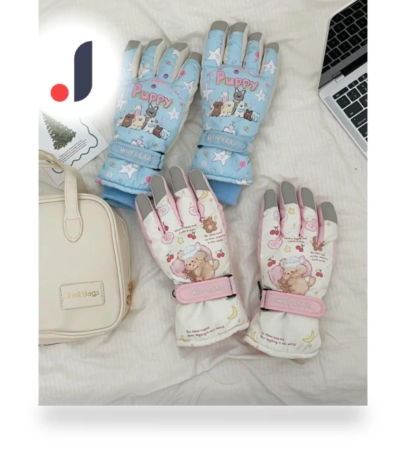 Women's Touchscreen Ski Gloves — Gloves & Mittens, Polaris star