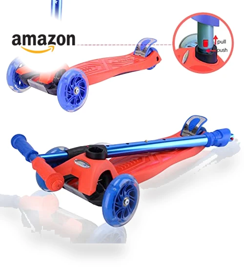 3 Wheel Scooter with Light Up Wheels — Electric Vehicles, WV WONDER VIEW
