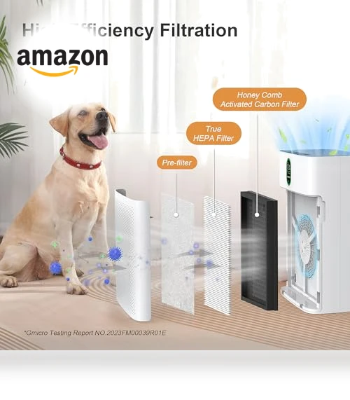 Air Purifier for Large Rooms — HEPA Air Purifiers, EZBASICS
