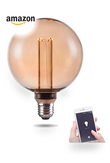 Decorative Round LED Light Bulb — Incandescent, Harwez