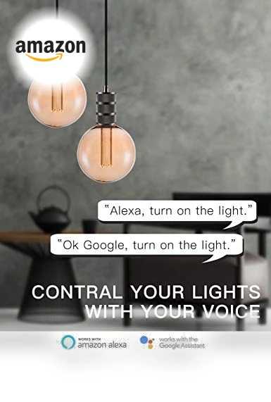 Decorative Round LED Light Bulb — Incandescent, Harwez