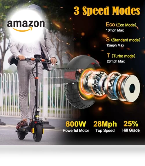 Electric Scooter with Seat — Electric Self-Balancing Scooters, IENYRID