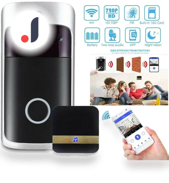 HD Smart Wireless Wi-Fi Doorbell Camera — Smart Home Security, chenxin2