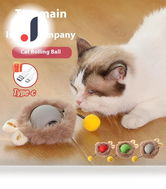 Interactive Cat Toy Ball — Balls, YJMP Top