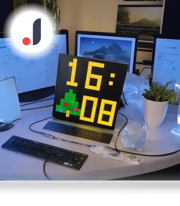 Large Digital Wall Clock — Clocks, Daily necessities-V