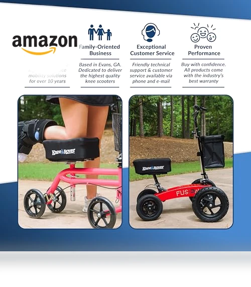 Memory Pad Knee Scooter Pad Cover Cushion — , KneeRover