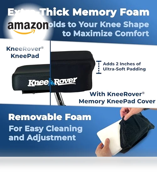 Memory Pad Knee Scooter Pad Cover Cushion — , KneeRover