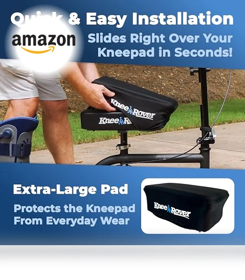Memory Pad Knee Scooter Pad Cover Cushion — , KneeRover