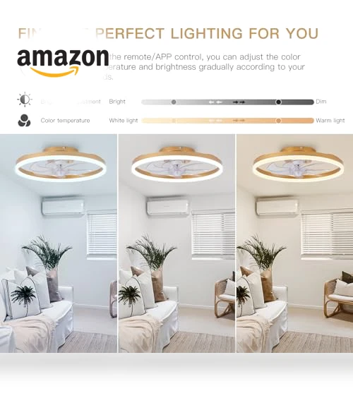 Modern Gold Ceiling Fan with Lights — Ceiling Fan Lighting Solutions, STERREN