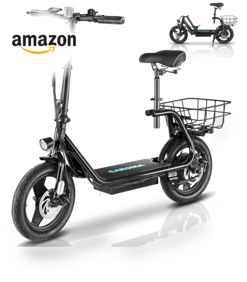 Peak 1200W Electric Scooter with Seat — Push Scooters, Caroma
