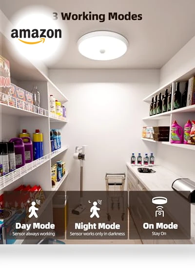Rechargeable Motion Sensor Ceiling Light — Motion Sensors, EZVALO