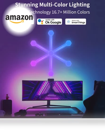 RGB LED Wall Light Smart Constellation Light — Night Lights, MCWOFI