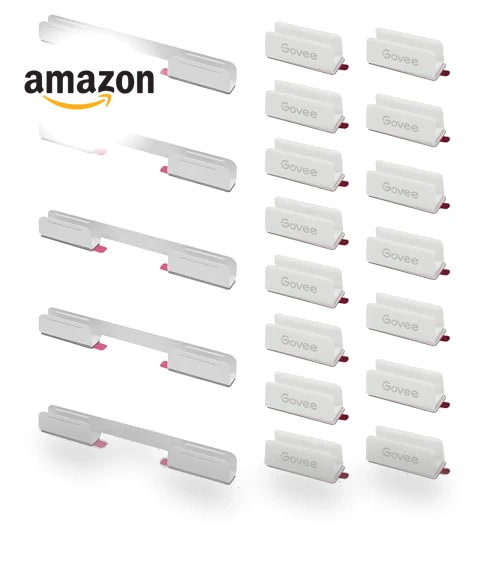 RGBIC Neon Rope Light Mounting Brackets — Overhead Lighting, Govee