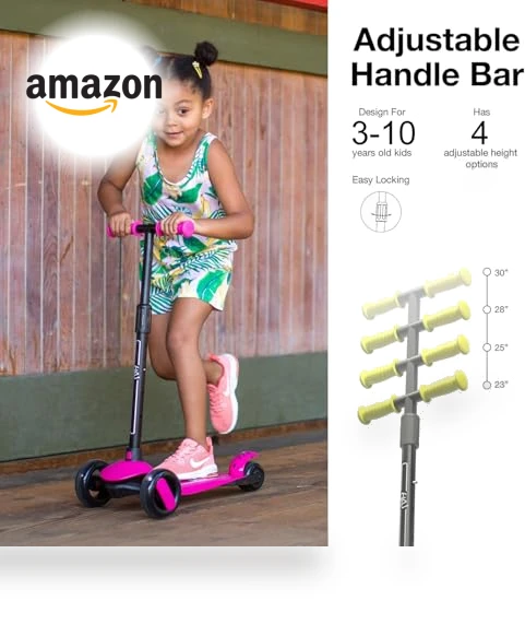 Scooter for Kids with Flash Wheels — Push Scooters, 6KU