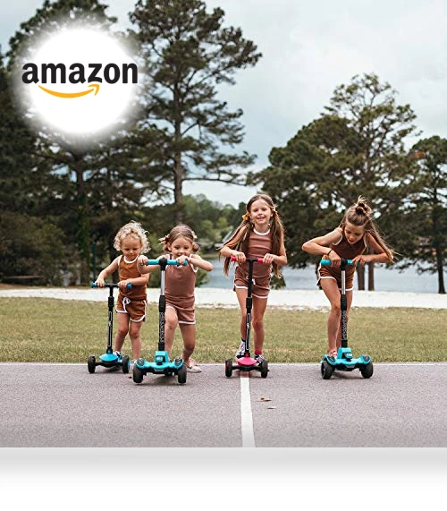 Scooter for Kids with Flash Wheels — Push Scooters, 6KU