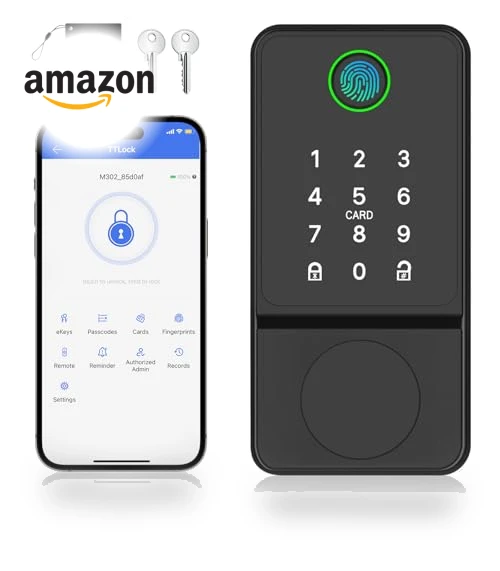 Smart Door Lock Keyless Entry — Biometric Security, Mutak