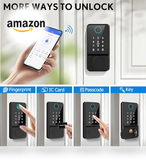 Smart Door Lock Keyless Entry — Biometric Security, Mutak