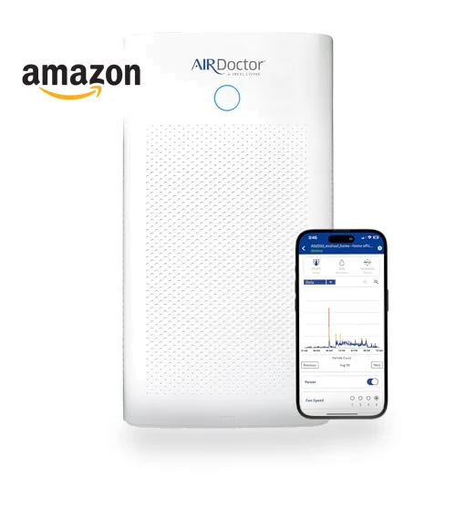 SMART HEPA Air Purifier for Extra Large Spaces & Open Concepts — Activated Carbon Air Purifiers, AirDoctor