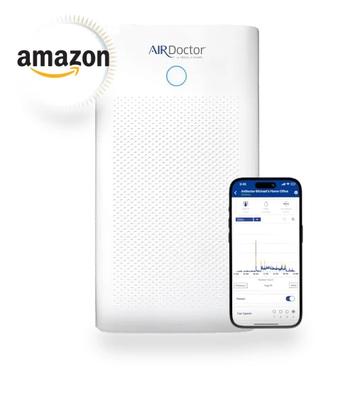 SMART HEPA Air Purifier for Extra Large Spaces & Open Concepts — Activated Carbon Air Purifiers, AirDoctor