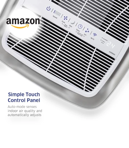 SMART HEPA Air Purifier for Extra Large Spaces & Open Concepts — Activated Carbon Air Purifiers, AirDoctor