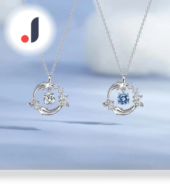 Smart Necklace with Moissanite Pendant — Smart Jewelry, Wipon